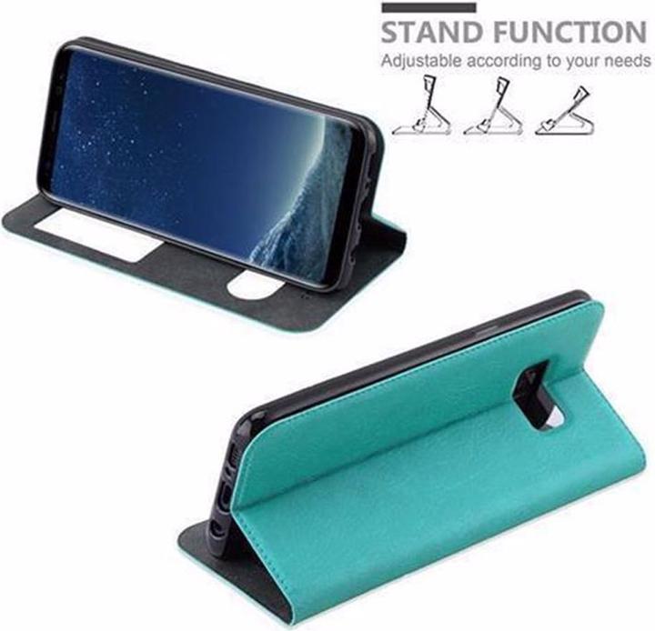 Produktbild Cadorabo Book mit View Doppelfenster Cover (Samsung Galaxy S8+)
