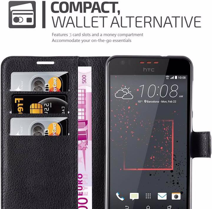 Produktbild Cadorabo Book mit Standfunktion Cover (HTC Desire 10 Lifestyle, HTC Desire 825)
