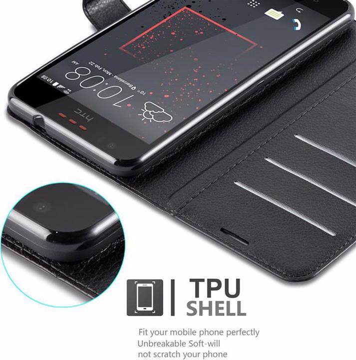 Produktbild Cadorabo Book mit Standfunktion Cover (HTC Desire 10 Lifestyle, HTC Desire 825)