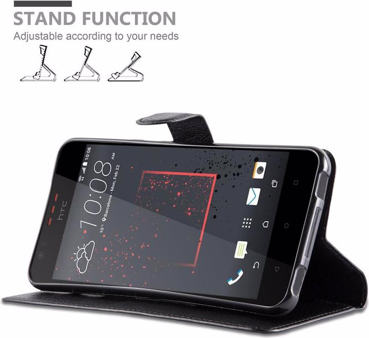 Produktbild Cadorabo Book mit Standfunktion Cover (HTC Desire 10 Lifestyle, HTC Desire 825)