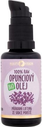 Actual product image Purity Vision Raw Bio Prickly Pear Oil Facial Oil 30 ml (Oils, 30 ml)