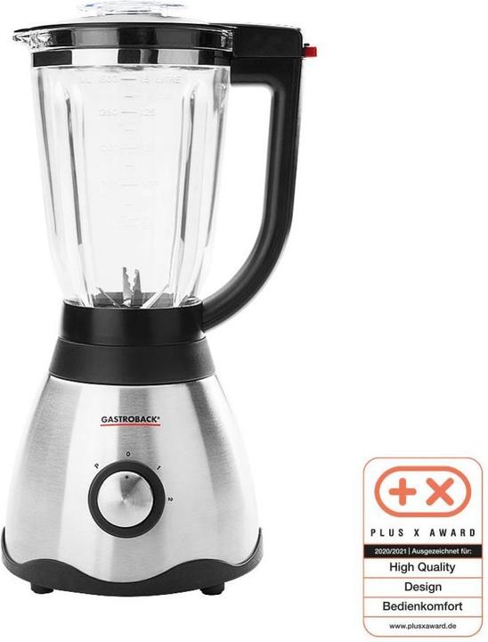 Actual product image Gastroback Stand Mixer Vital Mixer Plus 850 Watt, Silver/Black (850 W)