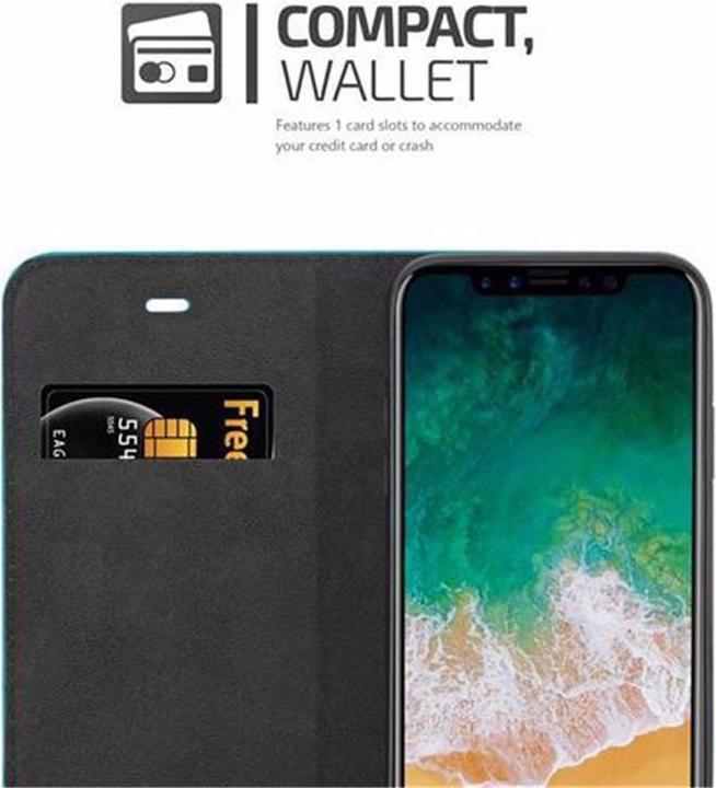 Produktbild Cadorabo Book Invisible Magnet Cover (Apple iPhone X, Apple iPhone XS)
