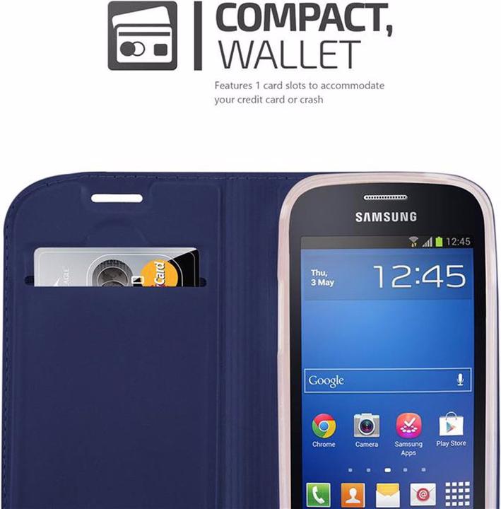 Produktbild Cadorabo Book Classy Style Cover (Samsung Galaxy S3 Mini)