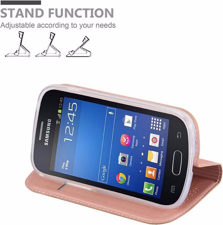 Produktbild Cadorabo Book Classy Style Cover (Samsung Galaxy S3 Mini)