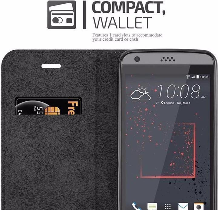 Actual product image Cadorabo Book Invisible Magnet Cover (HTC Desire 530, HTC Desire 630)