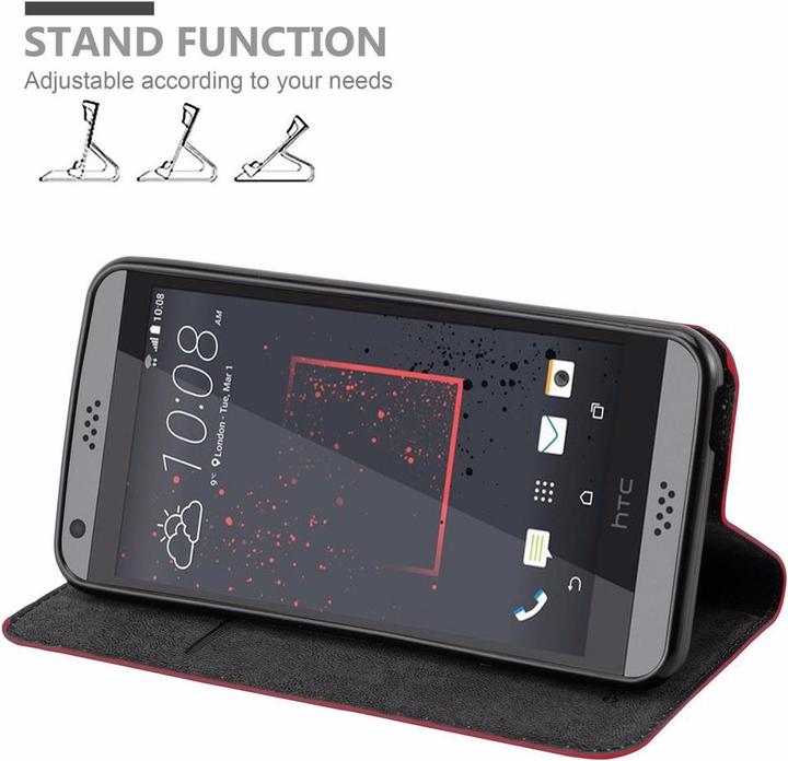 Actual product image Cadorabo Book Invisible Magnet Cover (HTC Desire 530, HTC Desire 630)