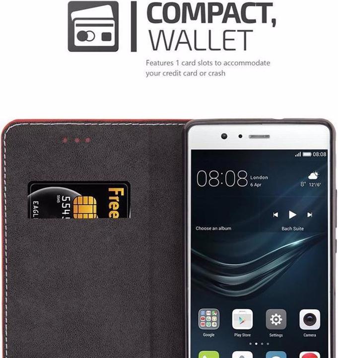 Productafbeelding Cadorabo Boek X Portemonnee Hoesje (Huawei P9)