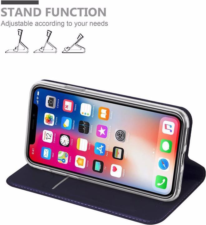 Produktbild Cadorabo Book Classy Style Cover (Apple iPhone X)