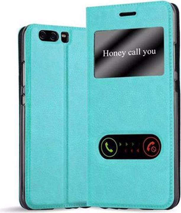 Actual product image Cadorabo Book with View double window cover (Huawei P10)