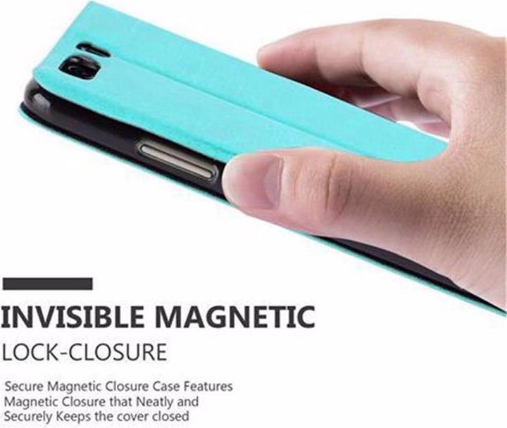 Actual product image Cadorabo Book with View double window cover (Huawei P10)