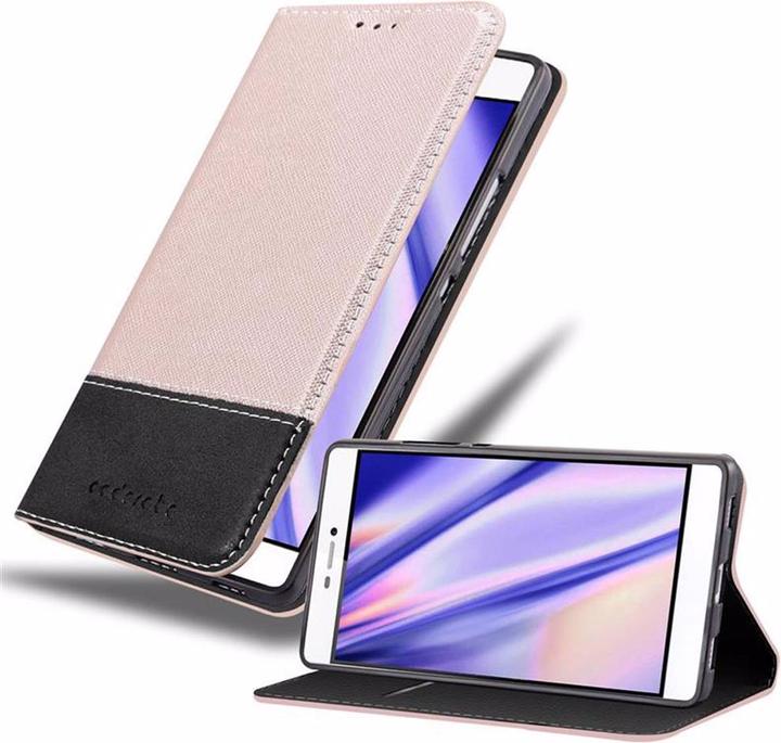 Actual product image Cadorabo Book X Wallet Cover (Huawei P8)