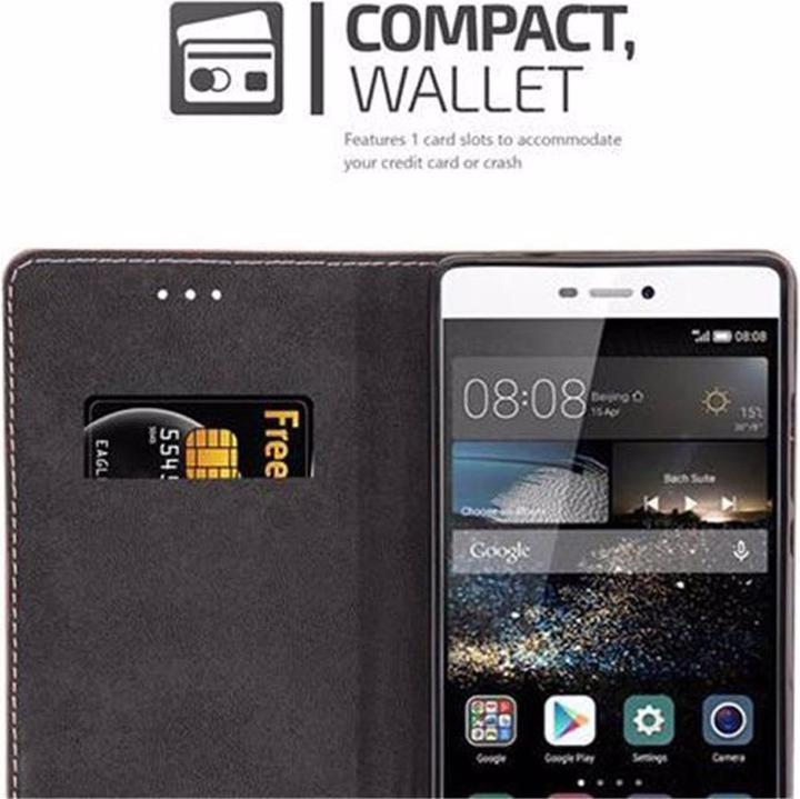 Actual product image Cadorabo Book X Wallet Cover (Huawei P8)