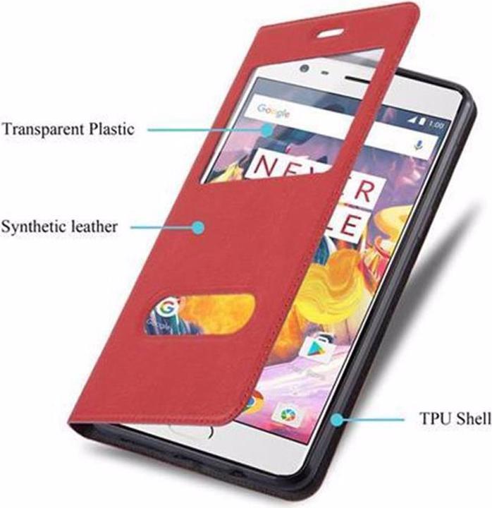 Productafbeelding Cadorabo Boek met Uitzicht Dubbele Raambedekking (OnePlus 3T)