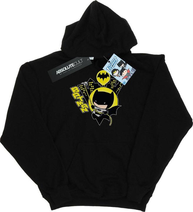 Immagine prodotto Chibi Batman Swinging Felpa con Cappuccio Donna (M)