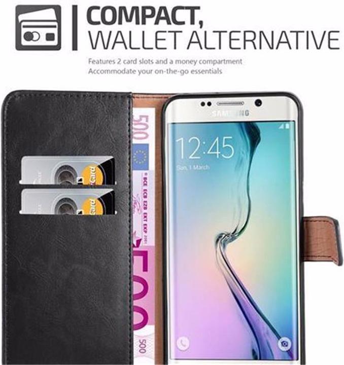 Actual product image Cadorabo Book Luxury Cover (Samsung Galaxy S6 Edge)