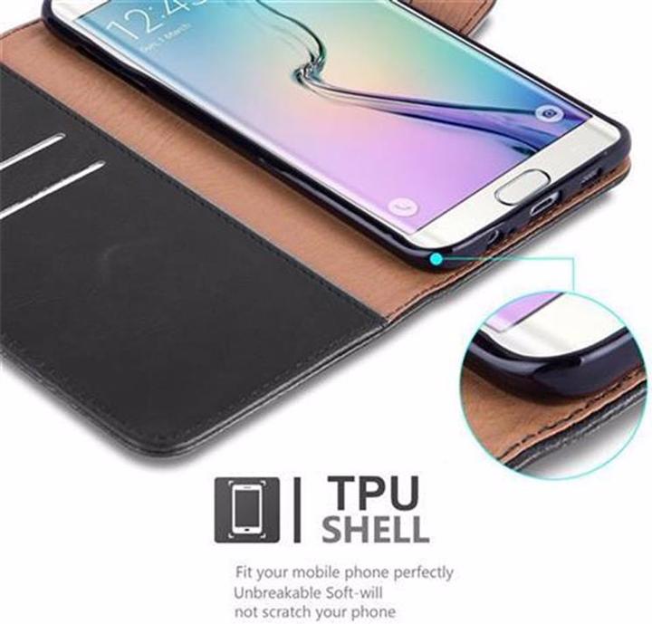 Actual product image Cadorabo Book Luxury Cover (Samsung Galaxy S6 Edge)