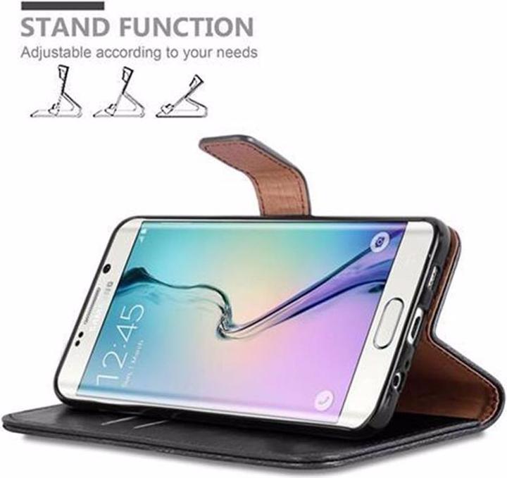 Actual product image Cadorabo Book Luxury Cover (Samsung Galaxy S6 Edge)
