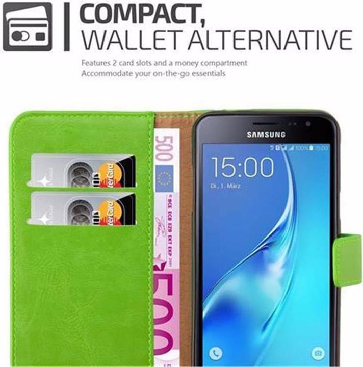 Actual product image Cadorabo Book Luxury Cover (Samsung Galaxy J3 (2016))