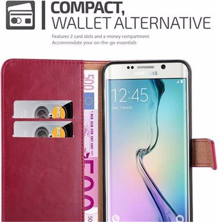 Produktbild Cadorabo Book Luxury Cover (Samsung Galaxy S6 Edge)