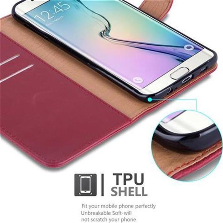 Produktbild Cadorabo Book Luxury Cover (Samsung Galaxy S6 Edge)