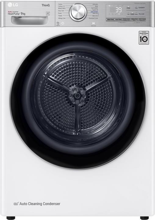 Actual product image LG RH90V9AV2QR tumble dryer Freestanding Front-load A+++ White (9 kg, Right)