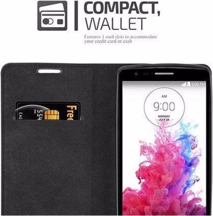 Actual product image Cadorabo Book Invisible Magnet Cover (LG G3s)
