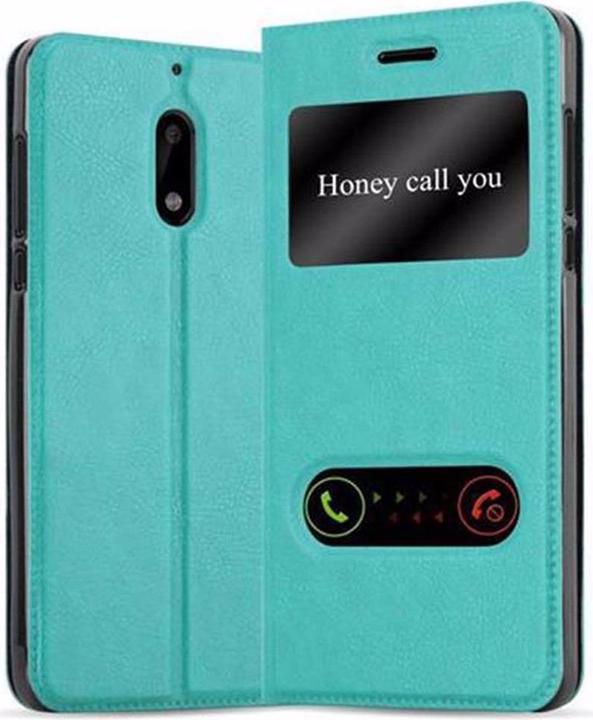 Actual product image Cadorabo Book with View double window cover (Nokia 6)