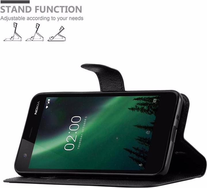 Produktbild Cadorabo Book mit Standfunktion Cover (Nokia 2)
