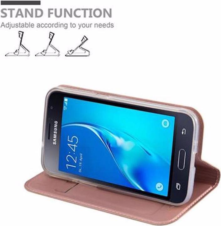 Produktbild Cadorabo Book Classy Style Cover (Samsung Galaxy J1 (2016))