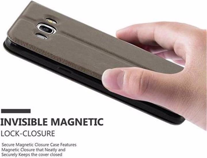 Actual product image Cadorabo Book with View double window cover (Samsung Galaxy J7 2016)