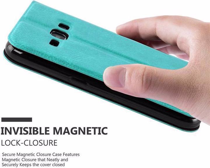 Actual product image Cadorabo Book with View double window cover (Samsung Galaxy J1 (2016))