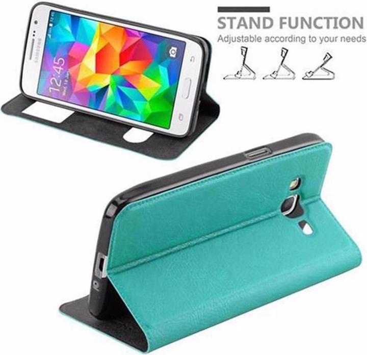 Produktbild Cadorabo Book mit View Doppelfenster Cover (Samsung Galaxy Grand Prime)
