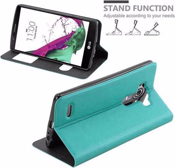 Actual product image Cadorabo Book with View double window cover (Motorola Moto G4 Plus, Motorola Moto G4)