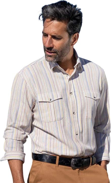 Actual product image Atlas For Men Mens Striped Shirt (XL)
