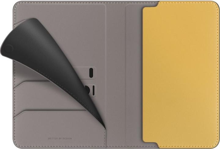 Actual product image Uniq Belmont RFID Blocking Passport Case - Grey/Yellow