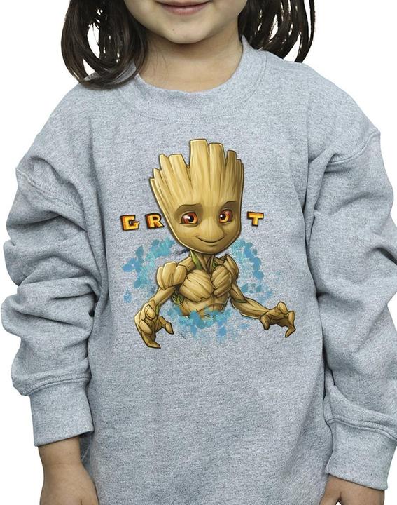Produktbild Guardians of the Galaxy Groot Flowers Sweatshirt Mädchen (128)