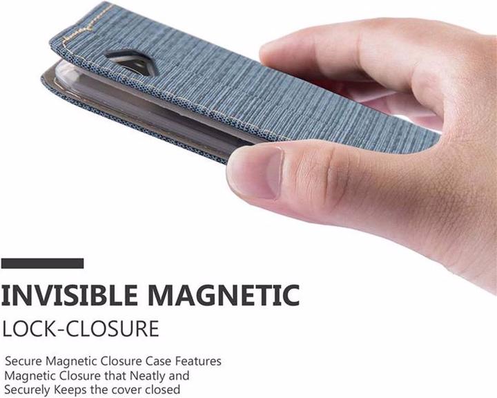 Produktbild Cadorabo Book Jeans Optik Cover (Sony Xperia E3)