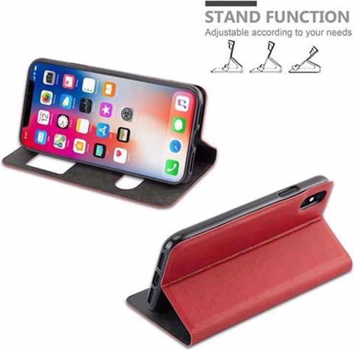 Productafbeelding Cadorabo Boek met Uitzicht Dubbele Raambedekking (Apple iPhone X)