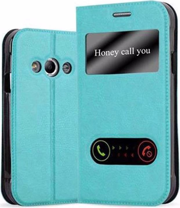 Actual product image Cadorabo Book with View double window cover (Samsung Galaxy Xcover 3)