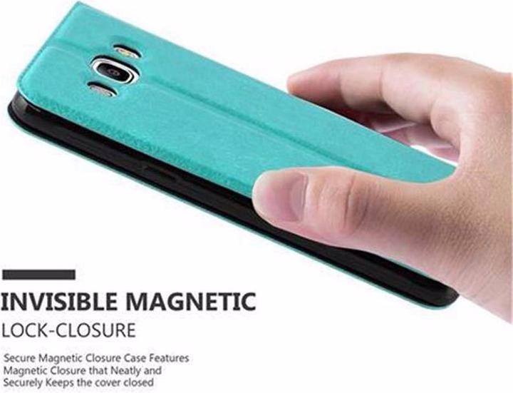 Actual product image Cadorabo Book with View double window cover (Samsung Galaxy J7 2016)