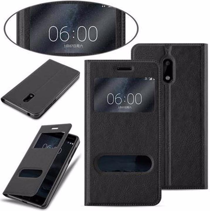 Productafbeelding Cadorabo Boek met Uitzicht Dubbele Raambedekking (Nokia 6)