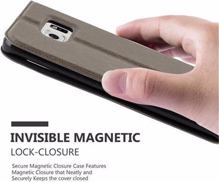 Produktbild Cadorabo Book mit View Doppelfenster Cover (Samsung Galaxy S6 Edge)