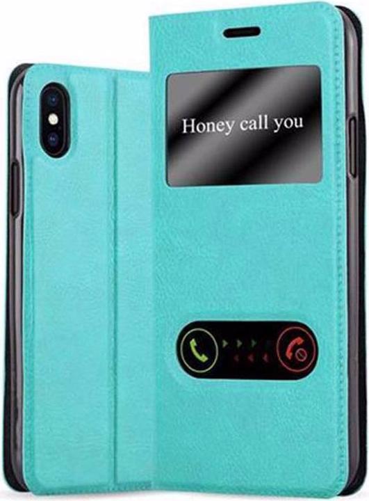 Actual product image Cadorabo Book with View double window cover (Apple iPhone X)
