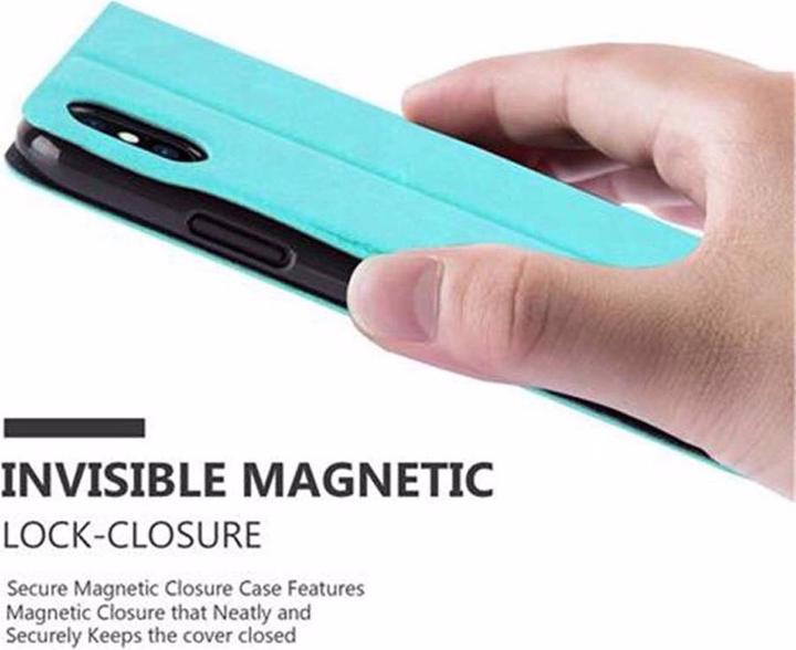 Actual product image Cadorabo Book with View double window cover (Apple iPhone X)