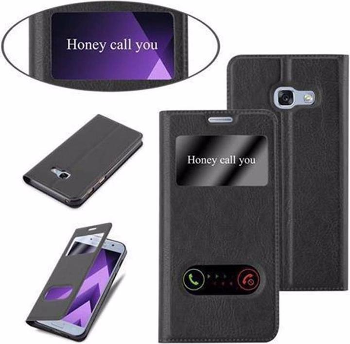 Produktbild Cadorabo Book mit View Doppelfenster Cover (Samsung Galaxy A3 (2017))
