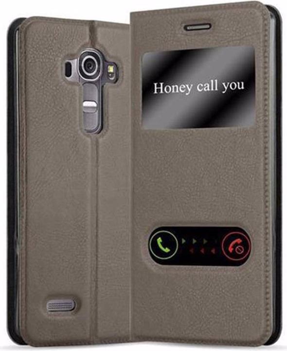 Produktbild Cadorabo Book mit View Doppelfenster Cover (LG G4, Motorola Moto G4 Plus)