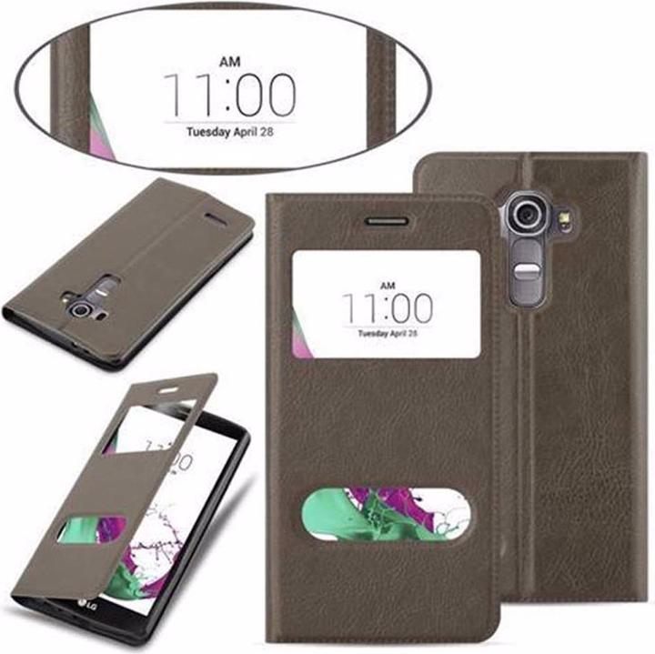 Produktbild Cadorabo Book mit View Doppelfenster Cover (LG G4, Motorola Moto G4 Plus)