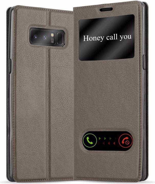 Actual product image Cadorabo Book with View double window cover (Samsung Galaxy Note 8)