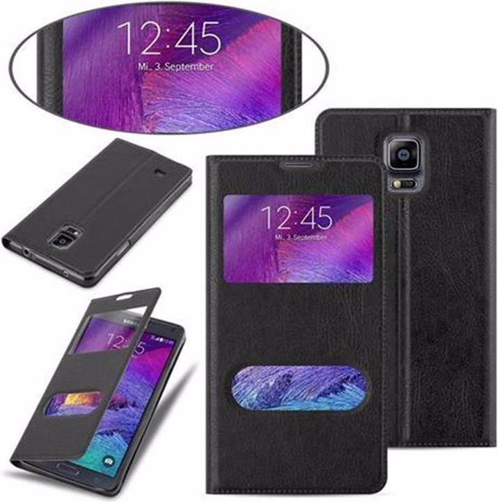 Produktbild Cadorabo Book mit View Doppelfenster Cover (Samsung Galaxy Note 4)